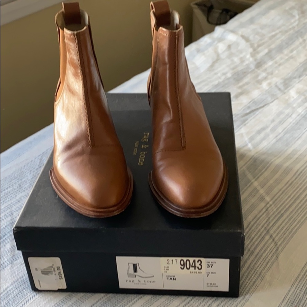 Beautiful whiskey colored Rag and Bone boots